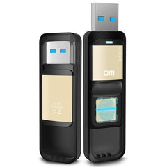 DM PD061 USB3.0 32G 64G High-speed Recognition Fingerprint Encrypted Pen Drive Security Memory USB Stick