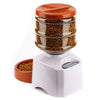 Image of Automatic Pet Feeder fountain Voice Message Recording LCD Screen Dogs Cats Food Dispenser Bowl